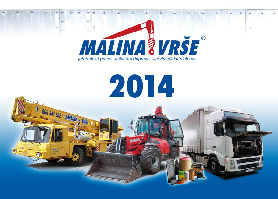 Malina Vrše - kalendář titulka