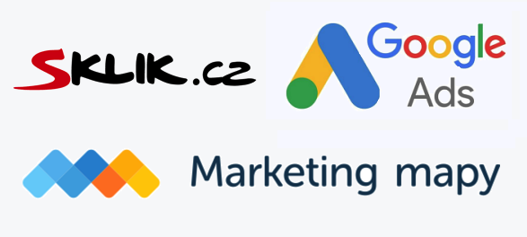 Logo Sklik, Google Ads, Marketing Mapy