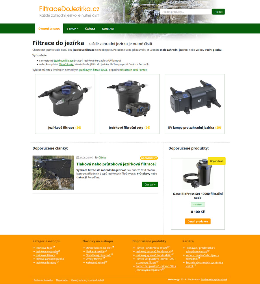 reference filtracedojezirka