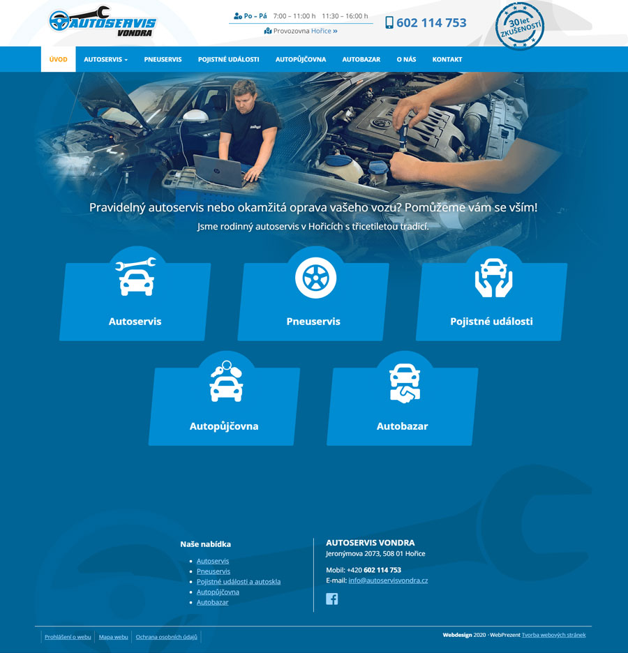 web autoservisvondra