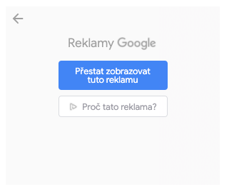 Google Ads: vypnutí reklamy